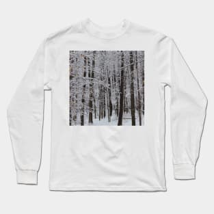 Winter Trees, Knox State Park, February 2013 Long Sleeve T-Shirt